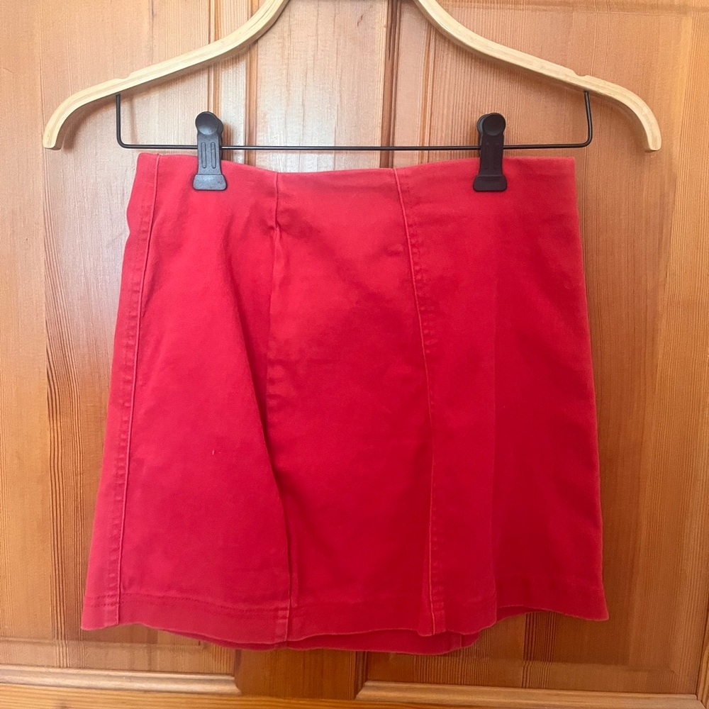 Small red skirt